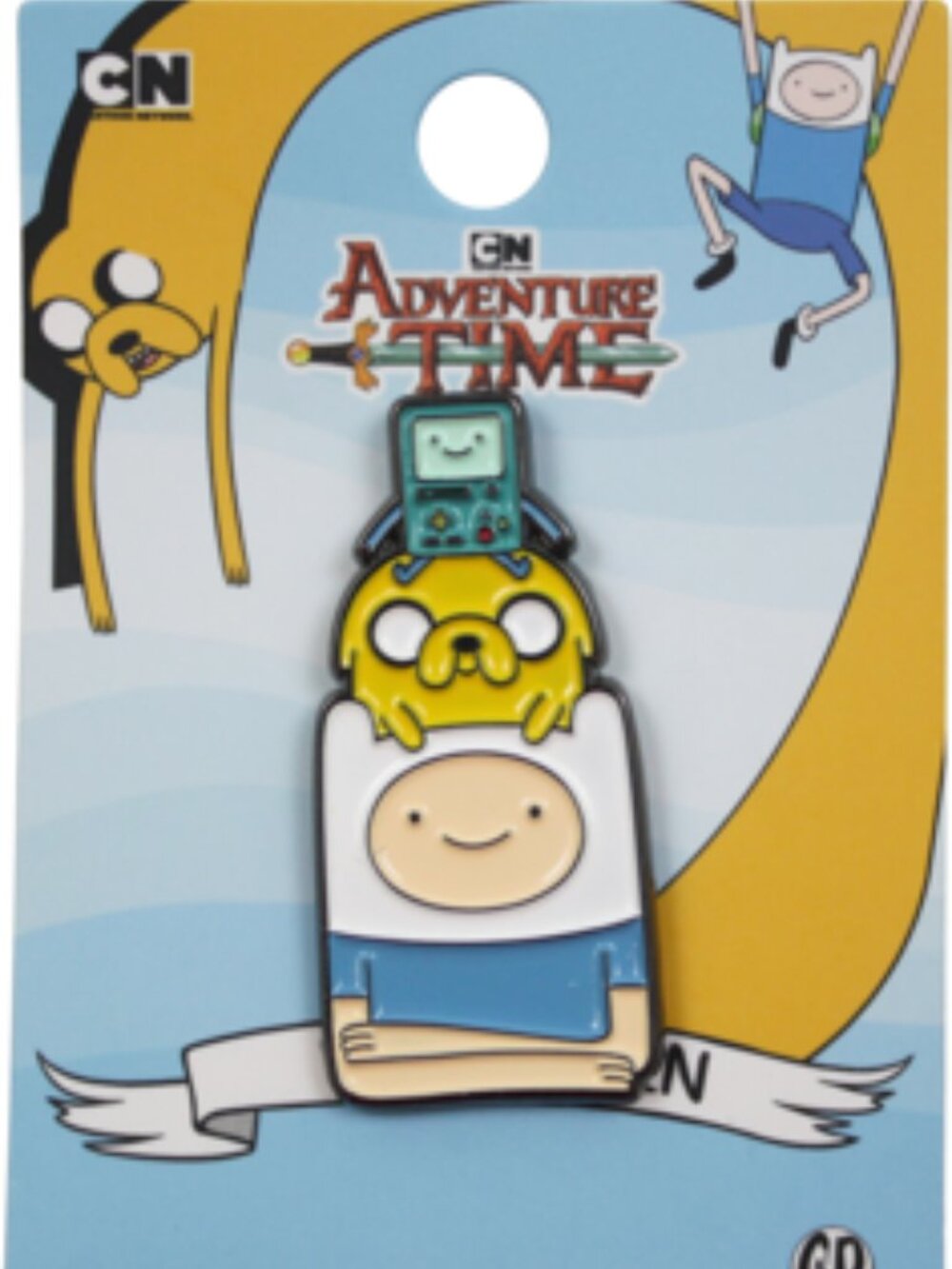 ADVENTURE TIME - Enamel Pin - Officially Licensed Cartoon Network Finn Jake BMO